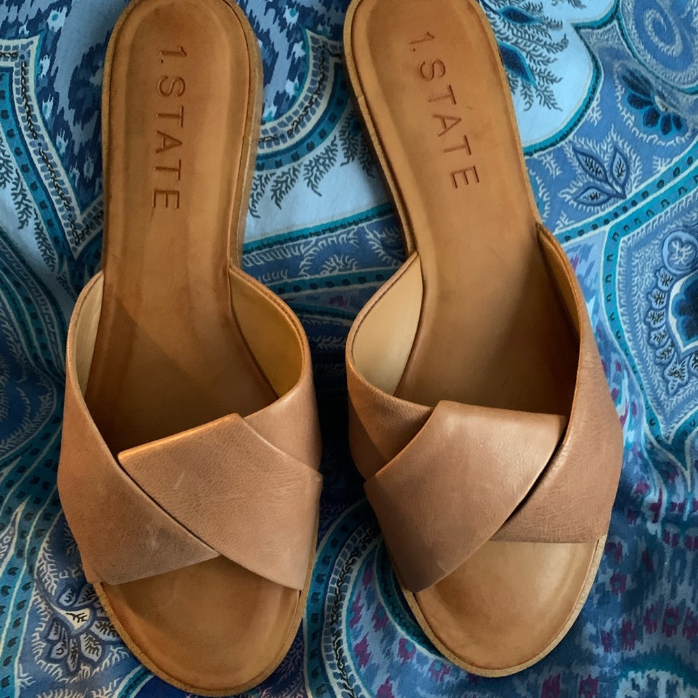 1 State sandals. Size 8